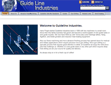 Tablet Screenshot of guidelineindustries.com